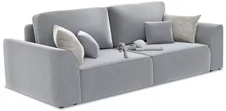 Диван-кровать Сиэтл дизайн 8 Еврокнижка Серый