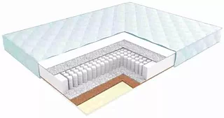 Матрас TFK КОМБИ Тонус/Люкскс/Кокос Белый