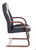Кресло Бюрократ T-9923 Walnut-AV дизайн 1 Черный