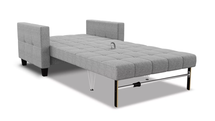 Прямой диван Этро дизайн 1 (рогожка серая) 5