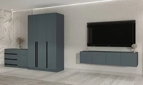 Гостиная Бастион 4.1 м Серый