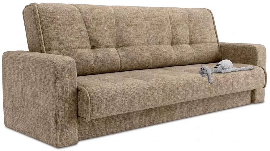 Прямой диван Комфорт Амстердам (Флора), Бежевый
