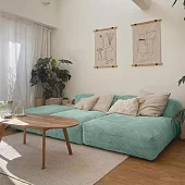 Диван с оттоманкой Фиджи (малый) Без механизма Зеленый