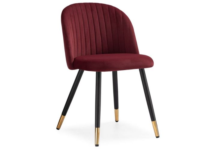 Стул Gabi wine red / black, Бордовый