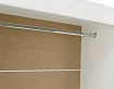 Шкаф-купе Бассо 1.3 м (белое дерево), Белый