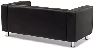 Прямой диван Алекто Без механизма Черный