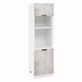 Шкаф-пенал ПДМ600-1Г1 Норд (камень беж) Бежевый