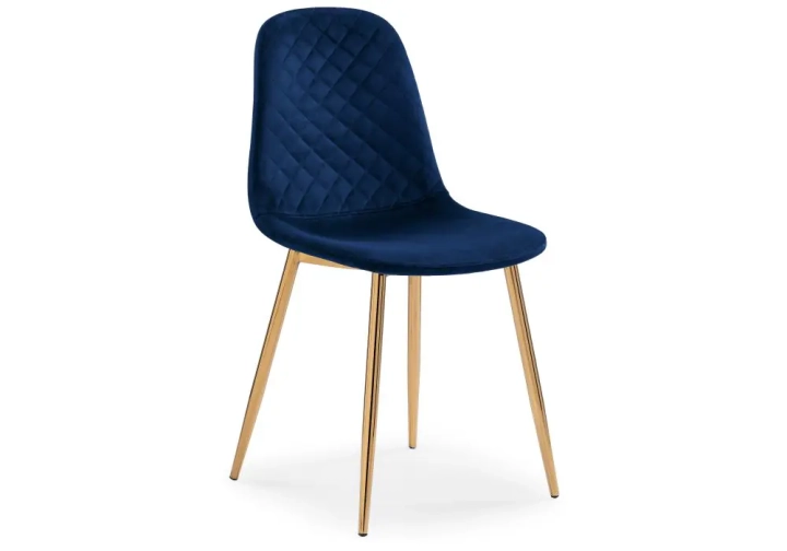 Стул Dabl dark blue / gold, Синий