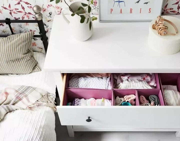 Комод с 3 ящиками HEMNES, Белый