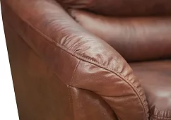 Кожаное кресло Диона Выкатной Коричневый