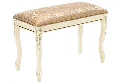 Банкетка Валентино патина золото / бежевый Бежевый